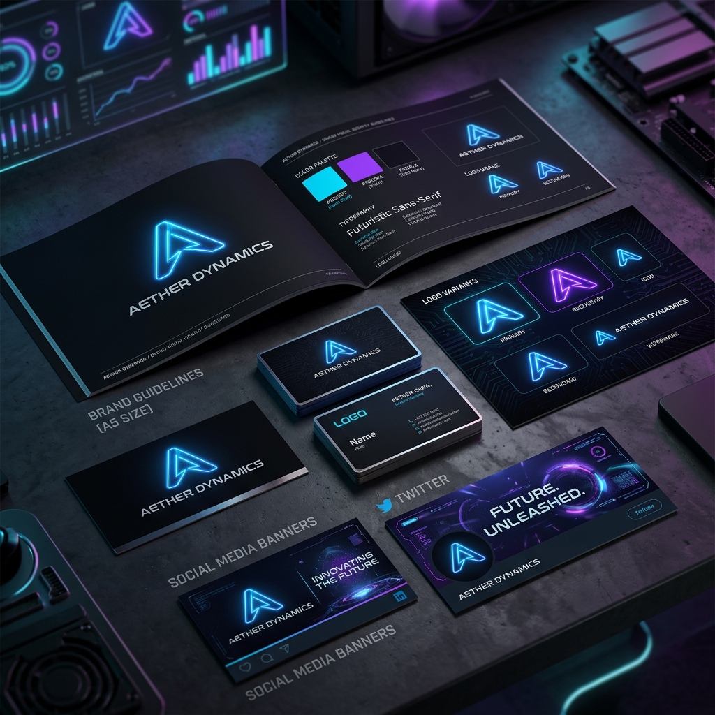 Corporate Brand identity items mockup